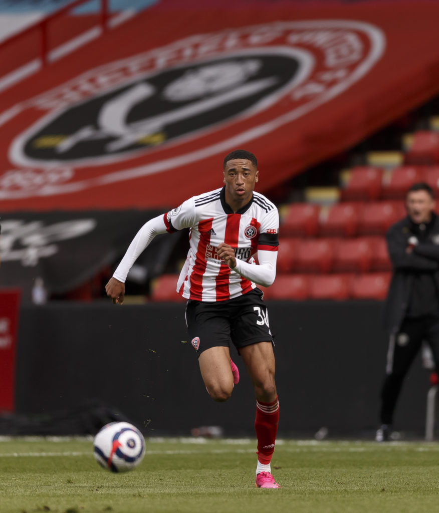 Daniel Jebbison of Sheffield United